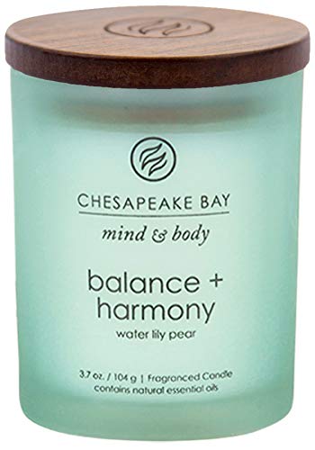 Chesapeake Bay Candle Peace + Tranquility, Balance + Harmony, Serenity + Calm Scented Candle Gift Set, Small Jar (3-Pack),...