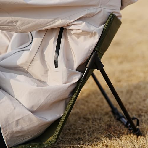 Nyeullcy Outdoor Camping Backrest,Lightweight Foldable Chair,Park Leisure backrest,Beach Portable Single Lazy Chair,Alumin...