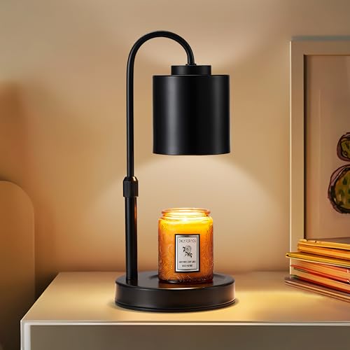CASTLELIFE Candle Warmer Lamp with Timer & Dimmer, Height Adjustable Electric Wax Melt Warmer for Jar Candles, Gifts for M...