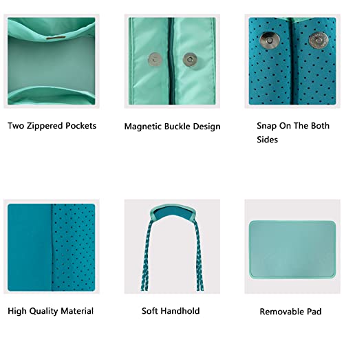 QOGiR Neoprene Multipurpose Beach Bag Tote with Inner Zipper Pocket … … … …