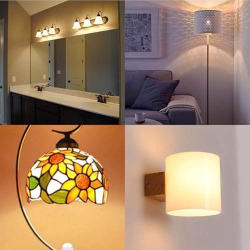Dimmable T10 LED Light Bulbs 6 Watt Equivalent 60W E26 Edison Tubular Long Bulbs Warm White 2700K, Desk Lamp, Bedbroom Caf...