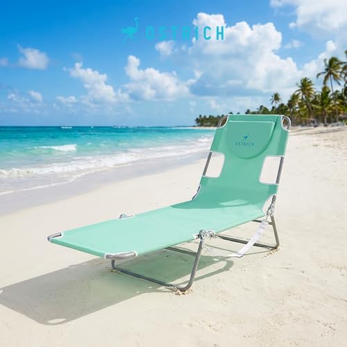 Ostrich the Original Chaise 72 x 22 Inch Lounge Portable Reclining Lounger, Outdoor Patio, Beach, Lawn, Camping, or Pool T...