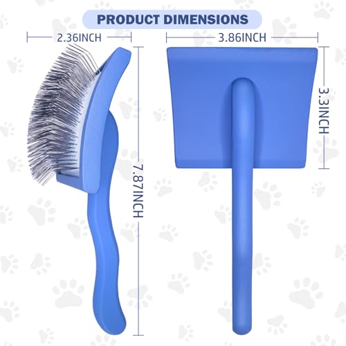 Anrundar Dog Slicker Brush for Golden Doodle Grooming Kit - Dematting Brushes for Goldendoodles, Labradoodles, Poodles - P...