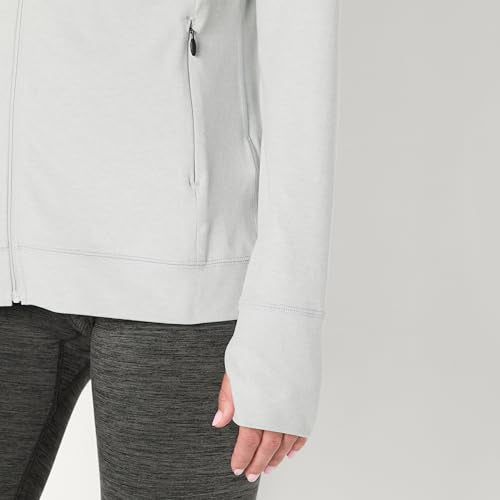 Amazon Essentials Women's Athletic Soft Performance Lightweight Zip Up Workout Hoodie Jacket