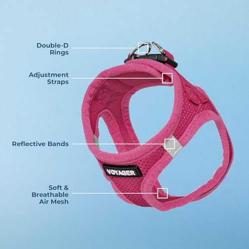 Best Pet Supplies Voyager Step-in Air Harness - All Weather Mesh, Reflective, No Pull Harness for Dogs, Cats - Secure with...