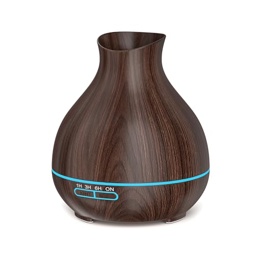 BZseed Aromatherapy Essential Oil Diffuser, 550ml Ultrasonic Fragrant Oil Large Room Humidifier, Diffusers for Home with T...