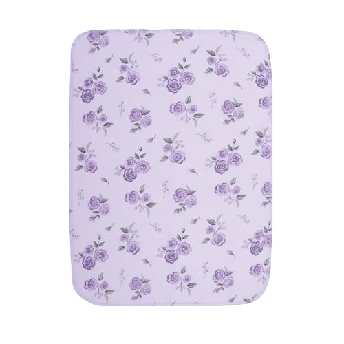 EVERYDAY KIDS 12 Pack Burp Cloths for Baby Girl; Newborn Essential with - Large Absorbent Cotton Flannel Purple/Pink Burpi...