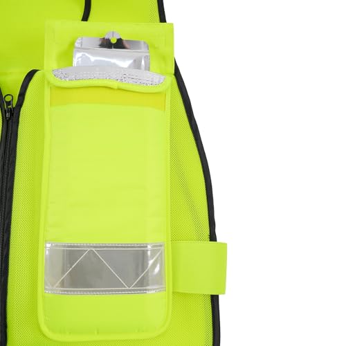 J-RACING J-Rcing Wearable Cooling Vest - 5-Hour Cooling for Outdoor, Work, Sports