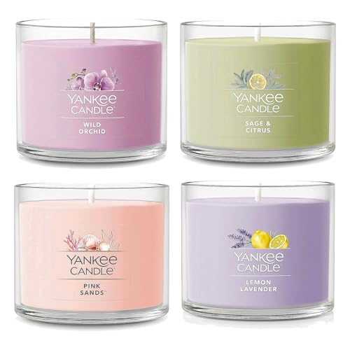 Yankee Candle Minis Jar, Zen Oasis Fragrance, Premium Scented Votives for Calm Relaxation Ambient Lighting and Aesthetic R...
