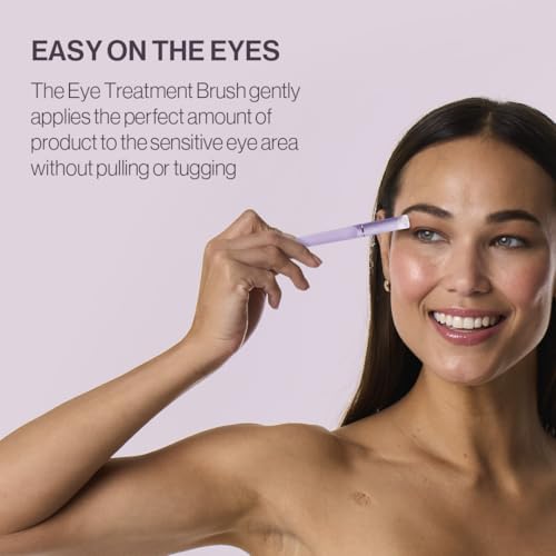Anisa Beauty Eye Treatment Brush | Professional Skincare Application Tool for Eye Creams, Serums, and Gels | Soft, Vegan &...