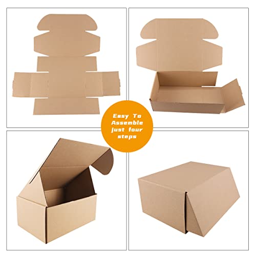 Shipping Boxes,9" x 6" x 4" Which is Anti-Impact Come with Exquisite Sealing Label.Suitable E-Commerce Packaging, Shipping...
