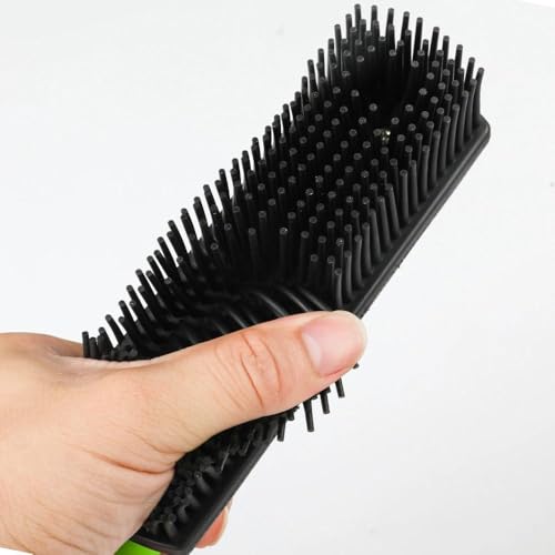 Godiyyer Rubber Pet Cat Dog Hair Removal Brush Lint & Hair Remover Brush,Silicone Lint and Debris Remover for Cleaning, Gr...