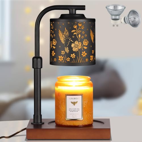 Candle Warmer Lamp with Adjustable Height Dimmable for New Home Decor Electric Candle Warmer for Jar Candles Birthday Gift...