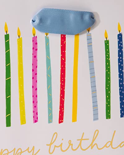 Papyrus 9" Birthday Gift Bag, Happy Birthday Candles (1 Bag)