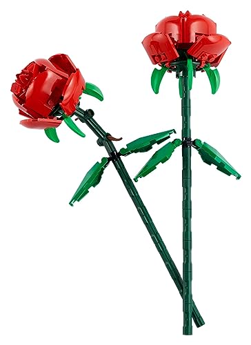 LEGO Roses - Building Toy for Kids, Girls & Boys, Ages 8+ - Artificial, Fake Roses for Home Decor & Display - Gift Idea fo...