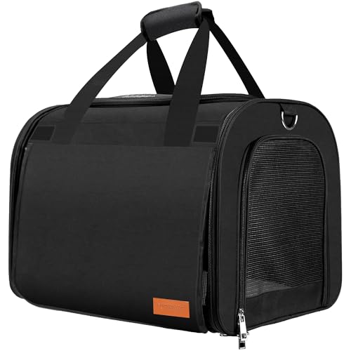 TWDEPART Cat Carrier Backpack - Multifunctional, Firm & Foldable with Roll-Up Shade, Breathable Design Includes Collapsibl...