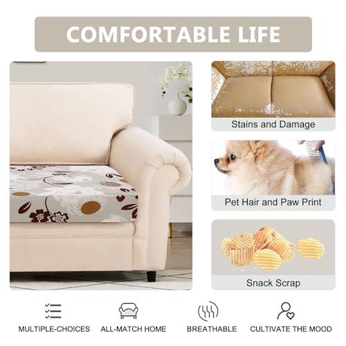 SearchI Stretch Printed Sofa Couch Cushion Covers Replacement Chair Cushion Slipcovers Sofa Seat Cover Furniture Protector...