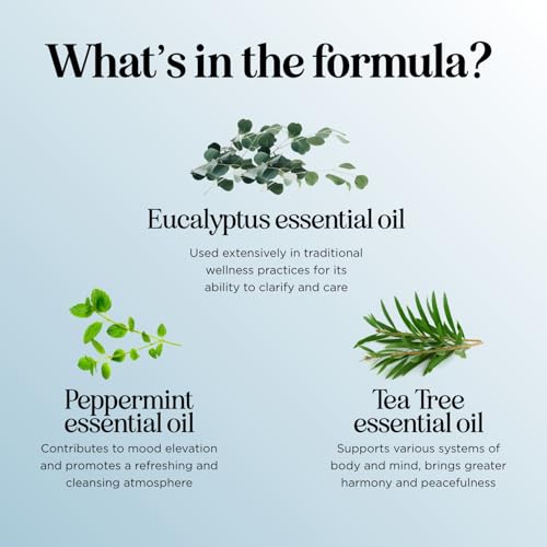 Breathe Essential Oil for Diffuser - Invigorating and Refreshing Breathe Essential Oil Blend with Eucalyptus Peppermint Te...