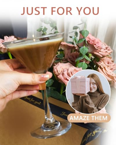 Taruzil Coffee Martini Candles Gifts for Women Men, Scented Candles Unique Gifts for Women Girl Friend Soy Wax Candles for...