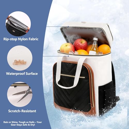Stillithou Backpack Coolers Insulated Leak Proof for Women Men, 35 Cans Large Capacity Waterproof Cooler Backpack, Soft Po...