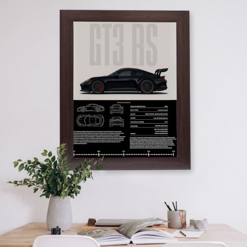 InkFlow Posters Vintage Racing Car Poster - Classic Supercar Wall Art for Boys Bedroom, Living Room, Dorm - Ideal Print De...