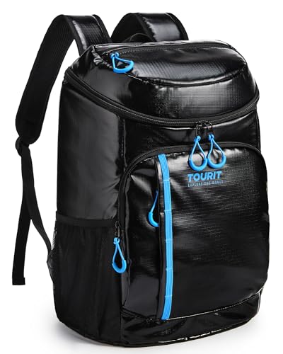 TOURIT Backpack Cooler Insulated 30 Cans, Lightweight Leak Proof Travel Cooler Bag, Soft Waterproof Cooler Backpack for Me...