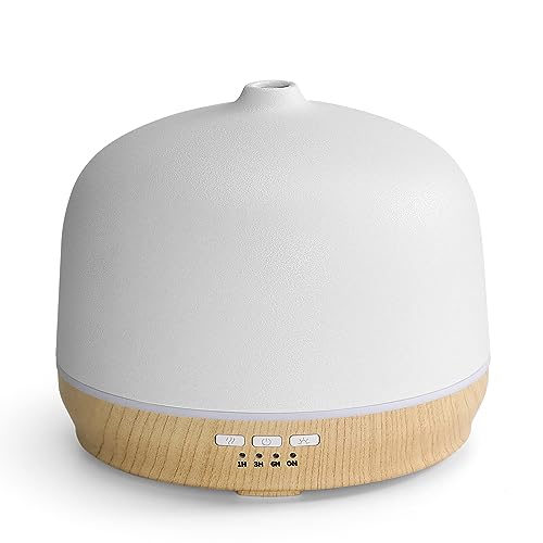 Kakoda Ceramic Essential Oil Diffusers for Home Large Room, Aromatherapy Scent Air Diffuser Ultrasonic Aroma Defusers 500m...