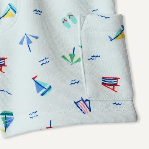 Amazon Essentials x Sofia Grainge Babies, Toddlers, and Boys' T-Shirt and Short Play Set, Multipacks