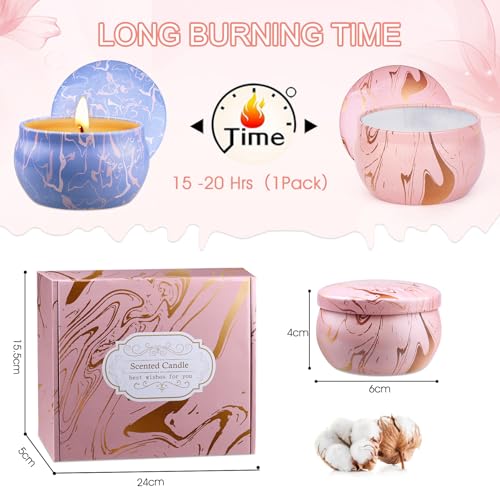 Candles - Scented Candles Gift Set for Women, 9-Pack Natural Aromatherapy Candles for Home Scented, Long Burning Gifts for...