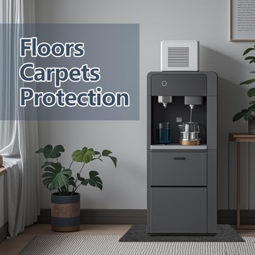 Water Absorbency Water Cooler Mat with Non-Slip Backing, 24 x 36 Inch Leak-Proof Protection Mat for Water Dispensers and R...