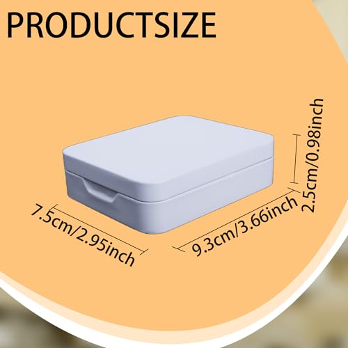 LIGHUFEIC 2Pcs Portable Travel Cotton Pad Holder,Bathroom Vanity Organizer for Cotton Balls, Swabs, Floss - Dispenser for ...