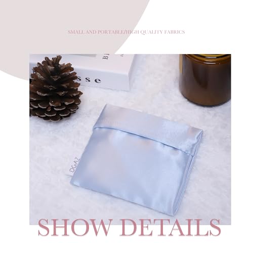 DGAZ silk Sanitary Napkin Storage Bag, Period Bag for Teen Aged Girls, Portable Period Bag for Panty Liners/Menstrual Cup/...