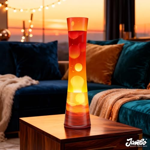 JAMBO 15.5" The Upgraded Motion Lamp, Sunset Decal Motion Light, Beautiful Home Decor, Living Room Bedroom Lamp, Relaxing ...