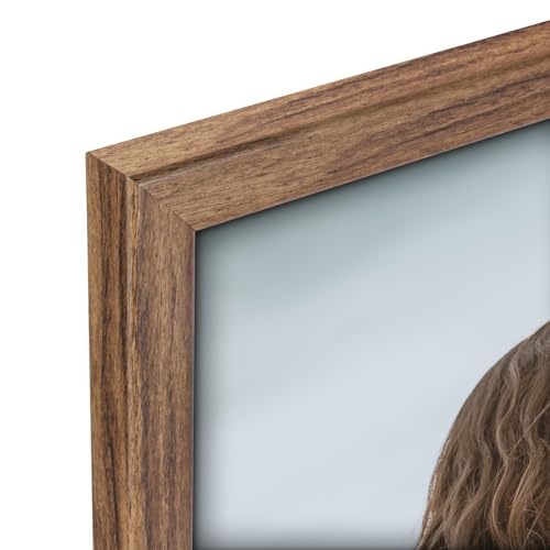 euwazram Rustic Walnut 4x5 Frame - Single Frame, 4 x 5 Poster Frame for Artwork, Puzzles, Photos and Movie Posters Picture...