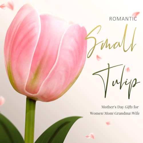 NuuNuy Tulip Flower Lamp, Mothers Day Gifts | USB Rechargeable Cordless Night Light | Touch Control | 3-Color Adjustable D...