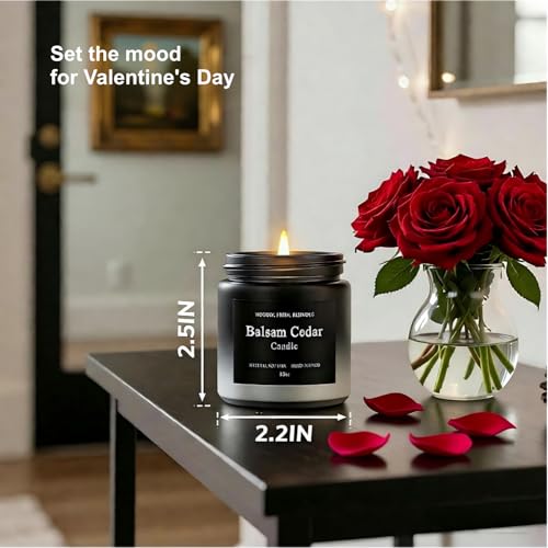 6 Pack Men Candles for Home Scented, Soy Wax 200 Hour Long Lasting Candle, Soy Candle Gifts Set for Birthday, Valentine, C...