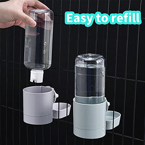 17oz Rabbit Water Bottle, Pet Cage Suspended Dispenser, Hanging Automatic Small Pet Water Bowl for Bunny Cat Ferret