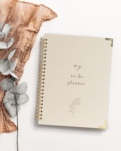 Beautiful To Do List Notebook - Aesthetic Daily Planner to Easily Organize Your Tasks And Boost Productivity - Stylish Und...