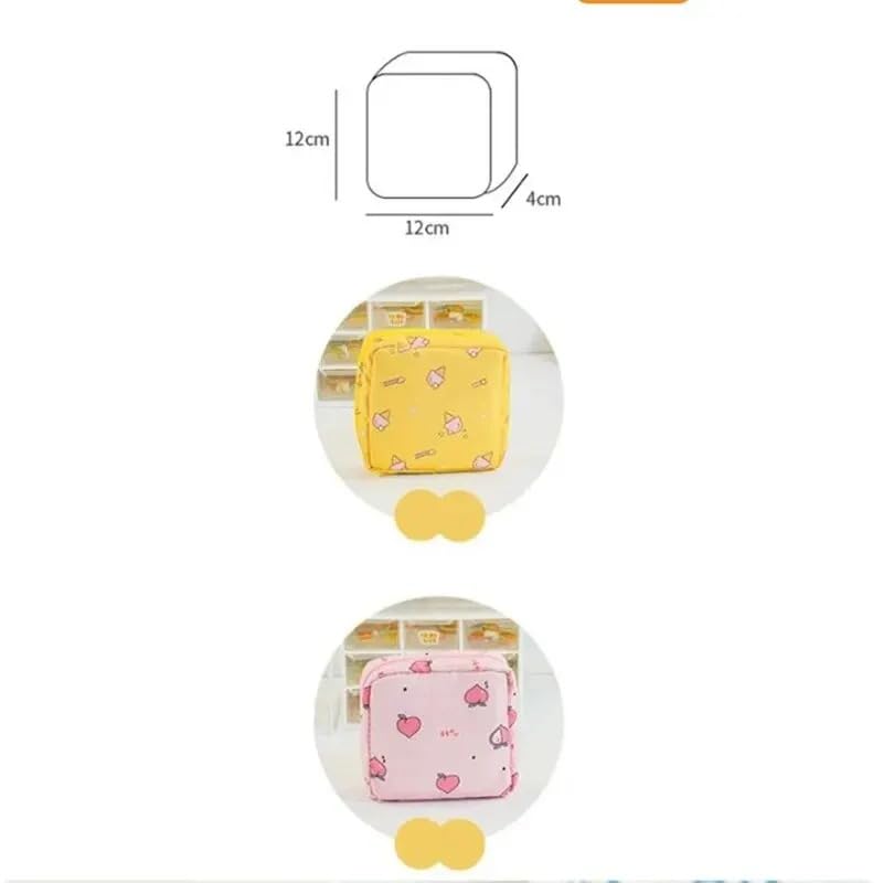 Storage bag for women, can be used for sanitary pads, portable waterproof organizer, and daily jewelry and cosmetics stora...