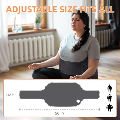Heating Pad for Back Pain Relief – Extra-Large 15.7" x 50" Heating Pad, 6 Temperature Settings, 4 Timer Modes, Machine Was...