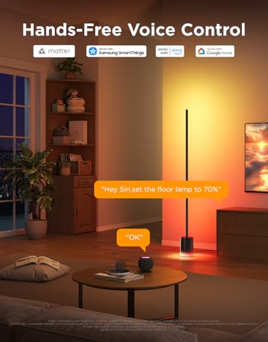 Govee Floor Lamp 2, RGBIC, Warm Cool White LED, Compatible with SmartThings, Matter, Alexa, 1725lm, Music Sync, Scene Mode...