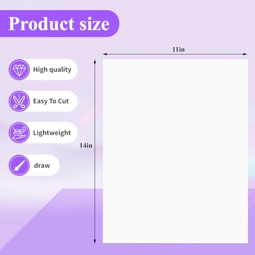 Joyberg 18Pack Poster Board, 11in x 14in White Poster Boards, Posterboard, Poster Board Paper for Crafts, DIY, Drawing