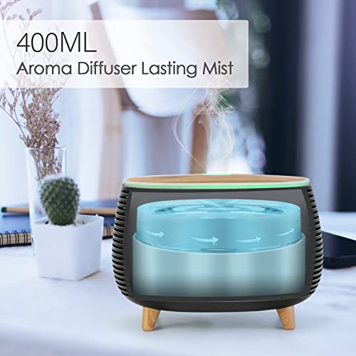 Diffuserlove Diffuser Essential Oil Diffusers 400ML Aromatherapy Air Diffuser for Home Bedroom Office Room Aroma Diffuser ...