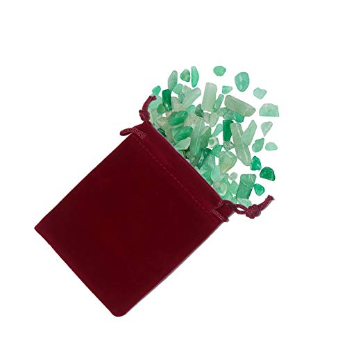 HRX Package Mini Velvet Gift Bag with Drawstring,20PCS Burgundy Red Velvet Cloth Jewelry Pouches (3x4 inches)