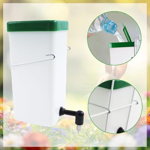 2Pack Rabbit Water Bottle for Cage, 32oz Small Animal Water Dispenser Water Bottle for Small Pet/Bunny/Ferret/Hamster/Guin...