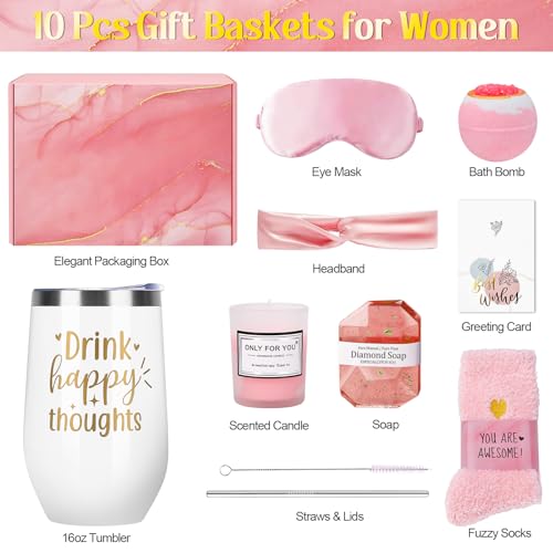 Gift Baskets for Women: Mothers Day Gifts for Mom Wife Women Her Easter Basket Christmas Birthday Valentines Day Stocking ...