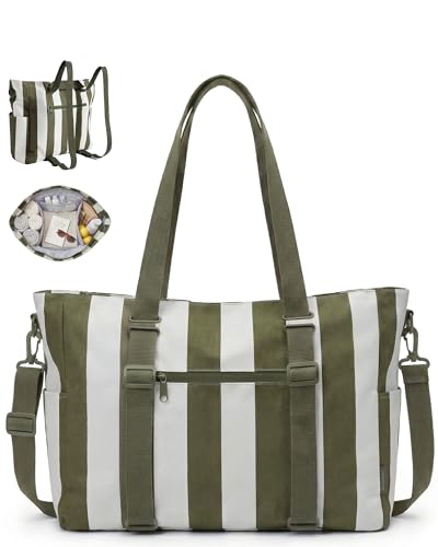 BAGSMART Large Beach Bag for Women, Oversize Tote Bag for Travel/Pool/Summer | 3-Ways to Carry, Cruise Essentials, Family ...
