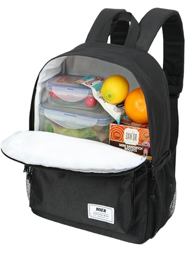 MIER Insulated Backpack Cooler Small Leakproof Lightweight Cute for Women Men to Work, Picnics, Camping, Park Day Trips, 15 L