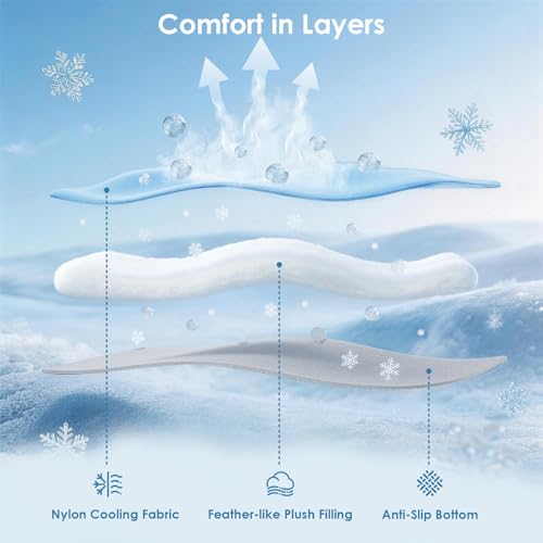 EHEYCIGA Cooling Mat for Dogs, 41" x 28"(Q-Max>0.53), Washable Dog Cooling Mat, Portable Kennel Cooling Pet Pad for Summe...