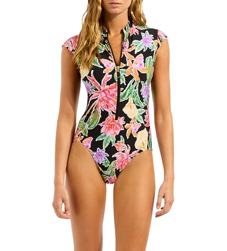 Seafolly Women's Zip Front One Piece